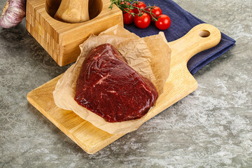 Raw beef shouler for cooking