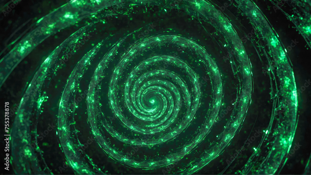 Poster abstract background. luminous swirling. elegant glowing circle. sparking particle. space tunnel. glo