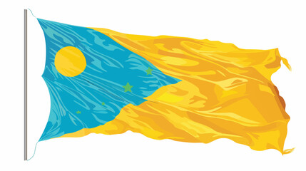 Flag of Palau vector editable flags and maps 