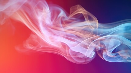 Smoke on a red background. Background from the smoke of vape