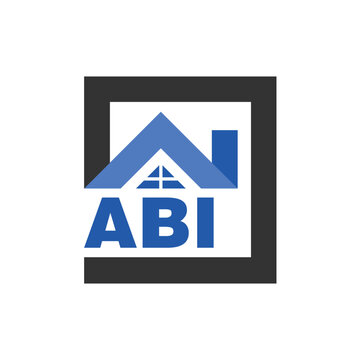 ABI letter logo design on white background. ABI logo. ABI creative initials letter Monogram logo icon concept. ABI letter design