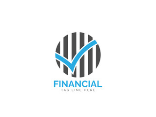  Finance and business abstract logo and icon vector design.