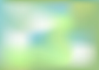 Obraz premium Spring blur background. Holiday abstract banner template. Card with decoration. Vector simple illustration