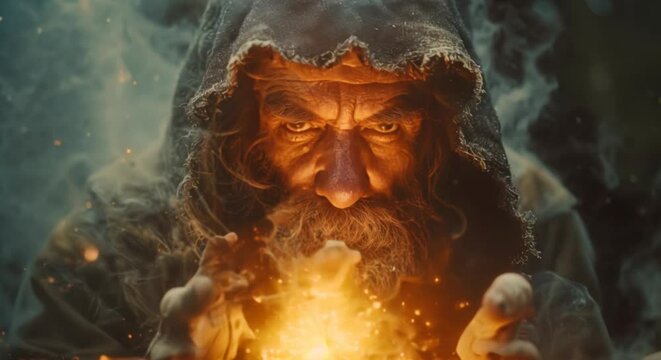 Alchemist transforming ordinary objects into gold