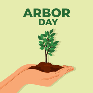 Arbor Day Illustration vector background. Vector eps 10