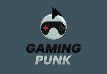 Punk Detailed esports gaming logo