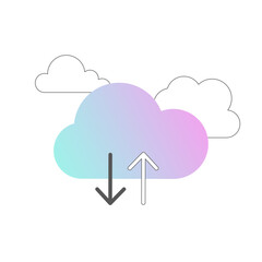 Cloud Data Illustration