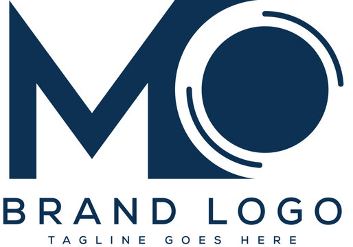 letter MO logo design vector template design for brand.