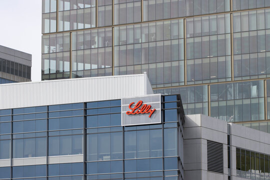 South San Francisco, CA, USA - Feb 23, 2024: Exterior view of the Eli Lilly Gateway Labs in South San Francisco, California. Eli Lilly and Company is an American pharmaceutical company.