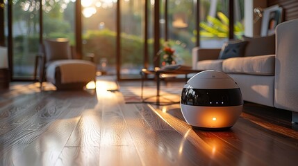 AI-powered personal assistant robot helping with daily household tasks. - Powered by Adobe