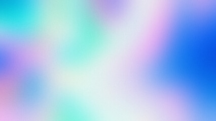 Blue, turquoise and purple grainy gradient background, modern blurred color noise texture for your banner design