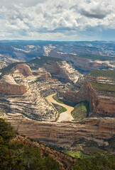 Overlook at Dinosaur National Monument in Colorado