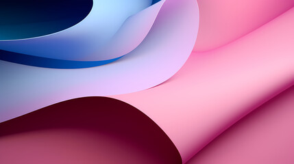 Curved surface with copy space