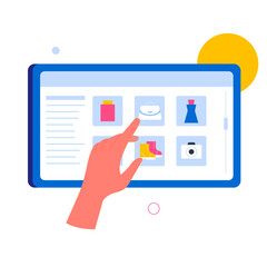 Buy Online Illustration