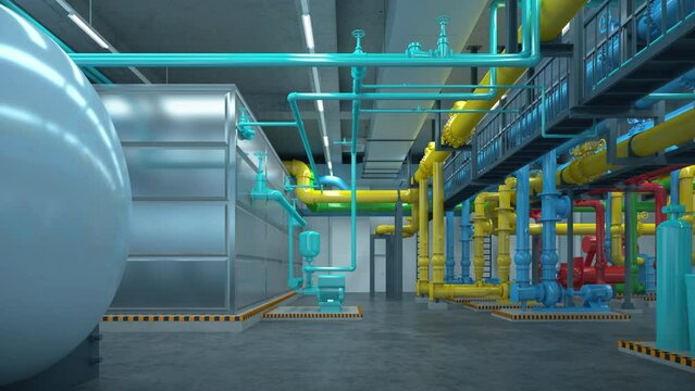 Architectural MEP 3D animation