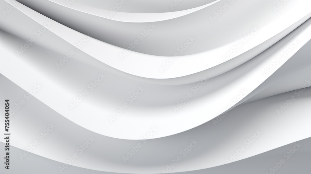 Aufkleber A simple white background with elegant curved lines. Perfect for graphic design projects