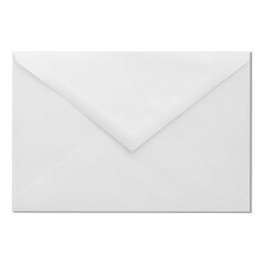 Brilliant idea of blank envelope concept isolated on plain background.