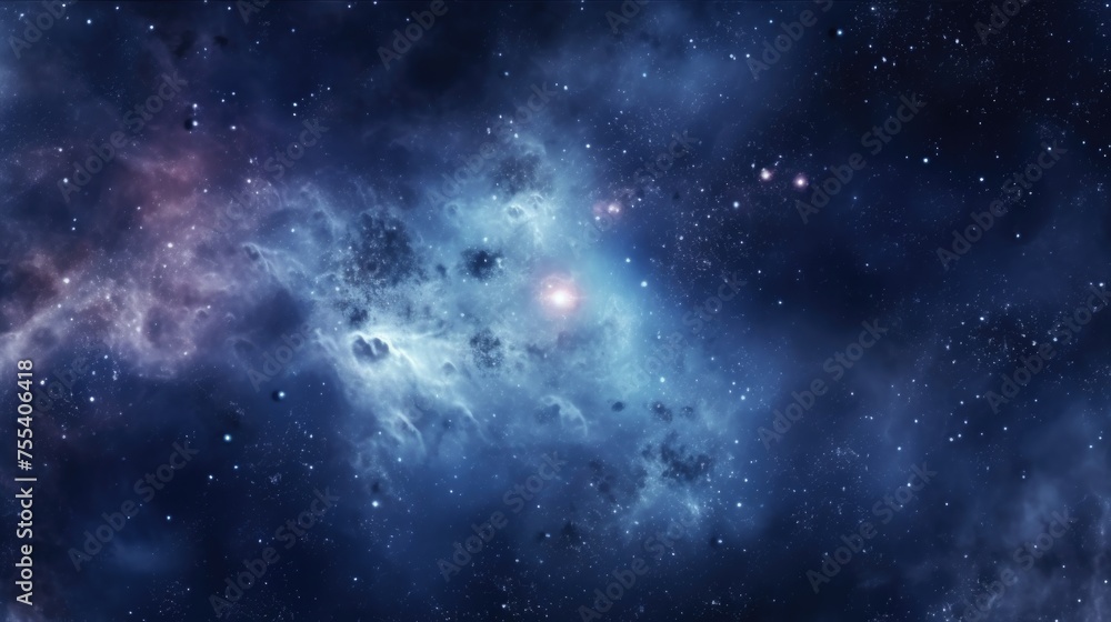 Poster a stunning image of a space scene with stars. perfect for backgrounds or astronomy-related projects