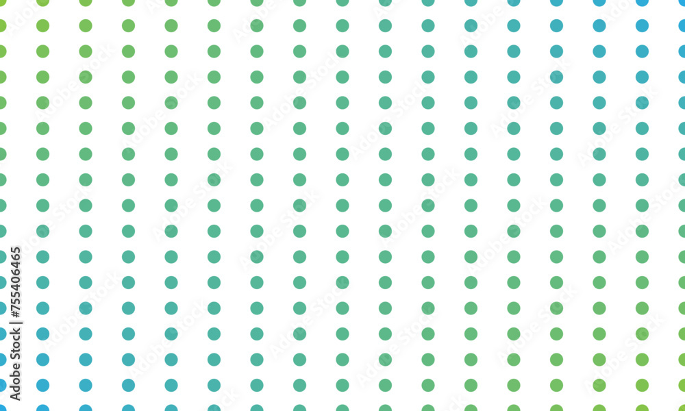 Aufkleber seamless background pattern from geometric shapes. the pattern is evenly filled with green blue circ