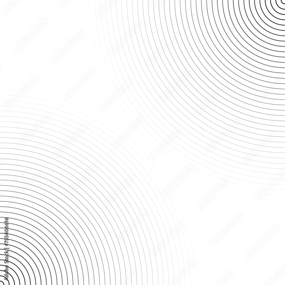 Aufkleber abstract concentric circle background. line pattern design. monochrome graphic. circle for sound wav