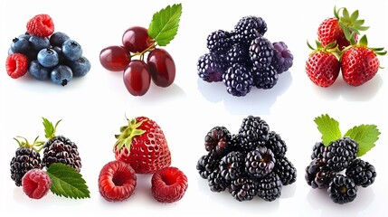 Studies on antioxidant levels in various berries - obrazy, fototapety, plakaty