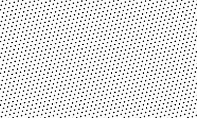 Seamless background pattern from geometric shapes. The pattern is evenly filled with black circles.  vector design