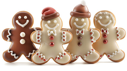Baking Joy Delightful Christmas Cookie Creations, generative ai
