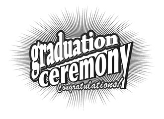 graduation Ceremony：卒業式 - obrazy, fototapety, plakaty