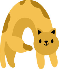 Cat Letter Alphabet Vector A