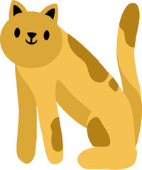 Cat Letter Alphabet Vector N