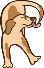 Dog Letter Alphabet Vector R