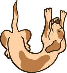 Dog Letter Alphabet Vector U