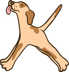 Dog Letter Alphabet Vector 