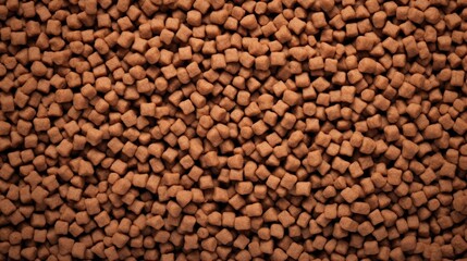 Close-up view of various dog food pieces in a bunch, showcasing different shapes, colors, and textures