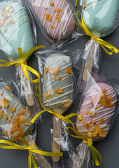 Desserts in gift packaging