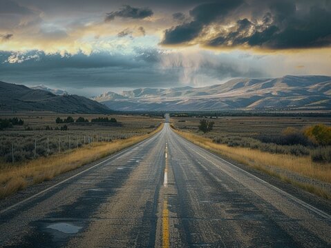 Stunning high resolution photo of the road home