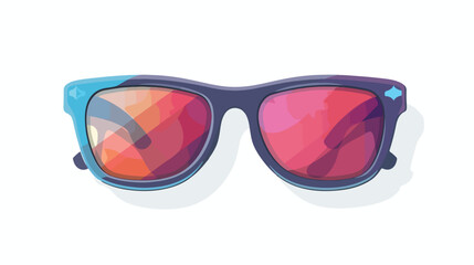 Sunglasses icon vector illustration isolated flat vector