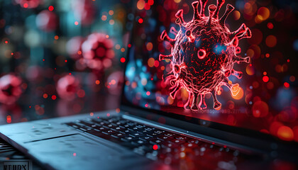 virus attacks on laptop, trojans, attacks.