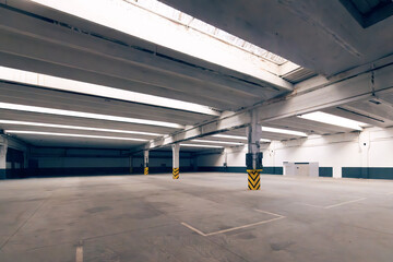 Warehouse or parking lot. - 755423256