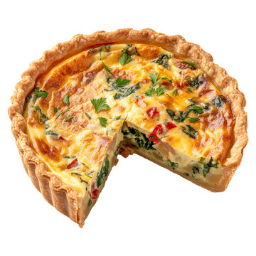 recommend clip art: Quiche isolated on white transparent background, ultra realistic, PNG
                    