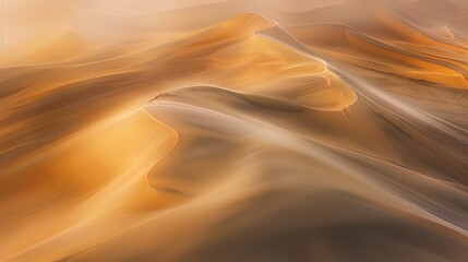 Fototapeta na wymiar A dynamic composition of swirling sand dunes in the desert,