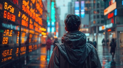 Short Term Trading, Depict the fast paced nature of short term trading in financial markets, emphasizing quick decision-making and high volatility