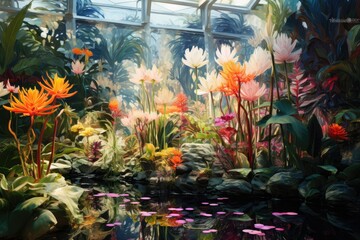 Obraz na płótnie Canvas Exploring the Majesty of Botanical Gardens
