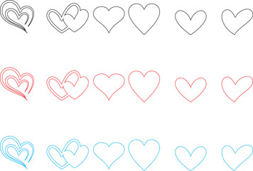 Heart SVG Bundle, Valentine Heart Svg, Sketch Svg, Love Svg, Heart Shape Svg, Hand Drawn Heart Svg, Doodle Heart Svg, Hearts In Heart Svg 