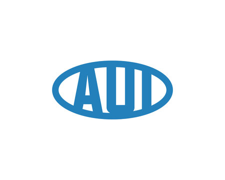 AUI Logo design vector template