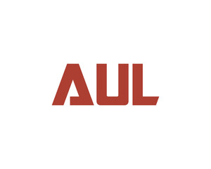 AUL Logo design vector template