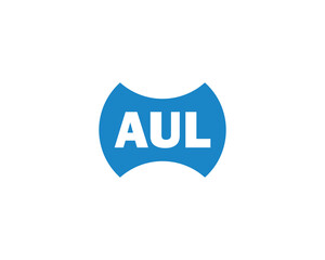 AUL Logo design vector template