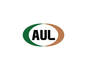 AUL Logo design vector template