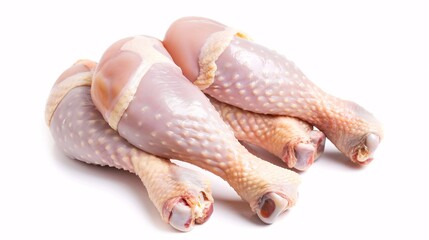 a group of raw chicken legs