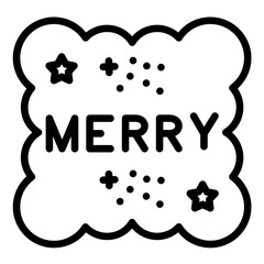 Vector Design Merrily Icon Style